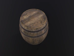 Photorealistic barrel 3D Model