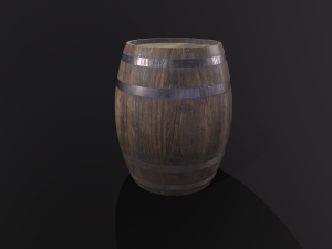 Photorealistic barrel 3D 모델