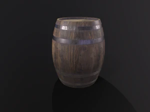 Photorealistic barrel 3D Model