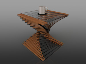 coffe table and tables Modello 3D