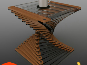 coffe table and tables Modello 3D