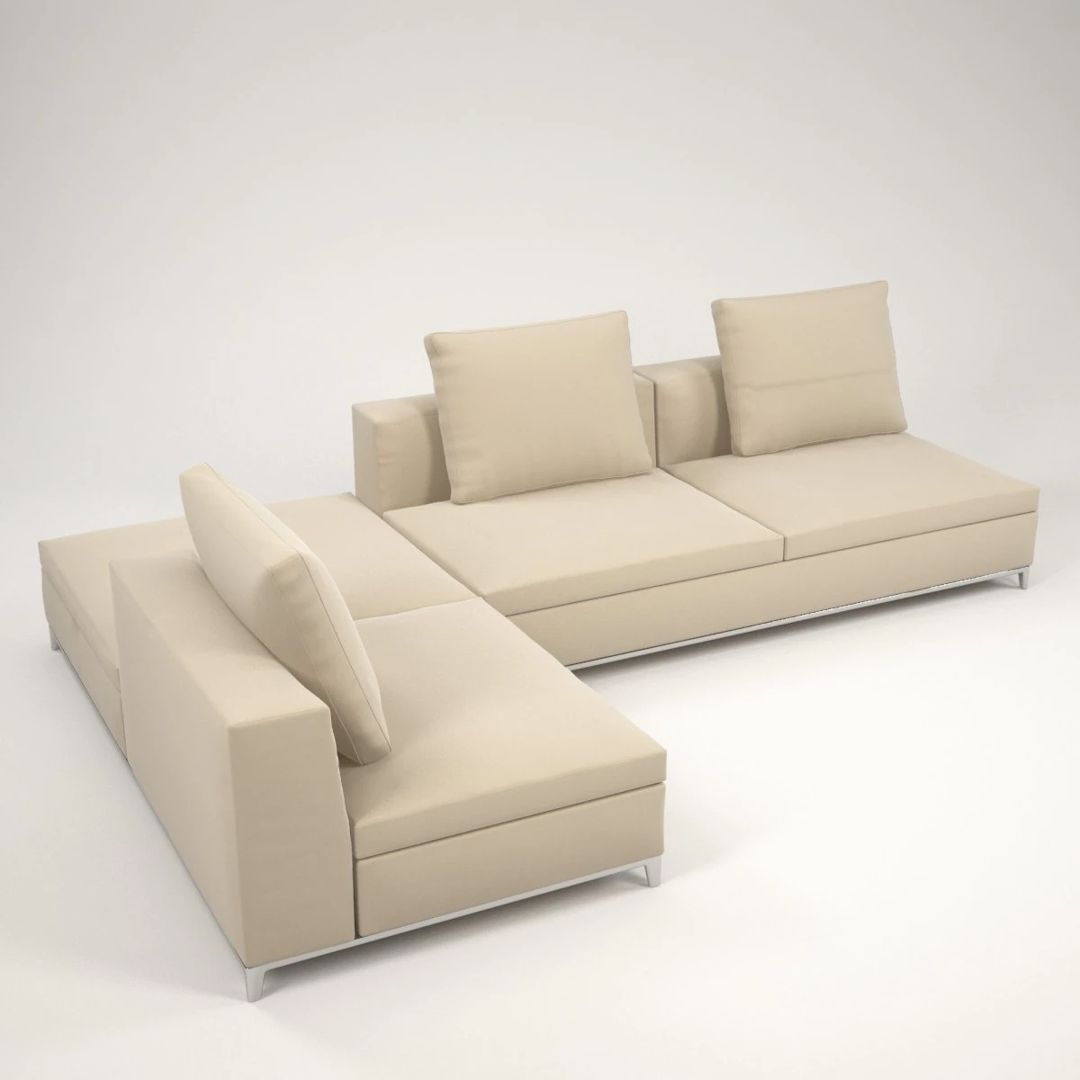 fest corner sofa 3D Model .c4d .max .obj .3ds .fbx .stl .blend
