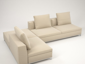 fest corner sofa 3D Модель