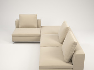 fest corner sofa 3D 모델