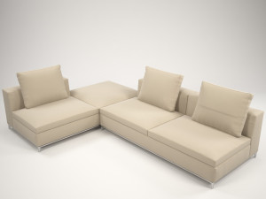 fest corner sofa 3D 모델