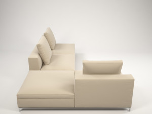fest corner sofa 3D 모델
