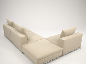 fest corner sofa 3D 모델