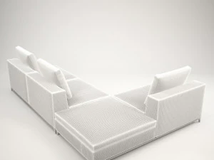 fest corner sofa 3D Model