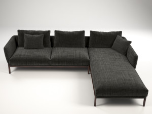 manchester corner sofa 3D Model