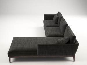 manchester corner sofa 3D Model