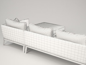 manchester corner sofa 3D Model