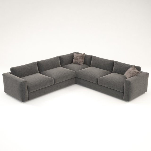 dement corner sofa Model 3D .c4d .max .obj .3ds .fbx .stl .blend 