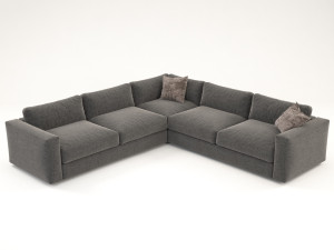 dement corner sofa 3D Модель