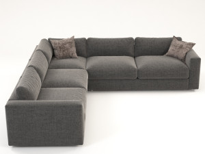 dement corner sofa Model 3D