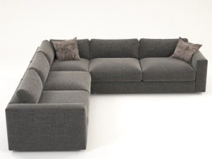 dement corner sofa 3D Model