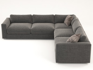 dement corner sofa Model 3D