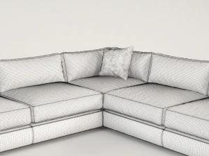 dement corner sofa 3D Model
