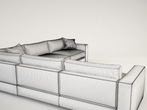dement corner sofa Model 3D