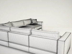 dement corner sofa 3D Model