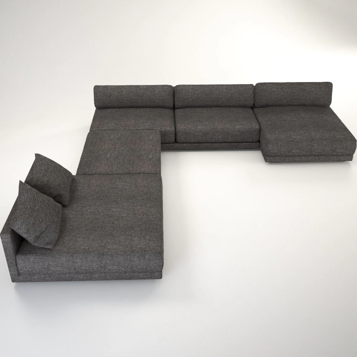 maximus sofa corner 3D Model .c4d .max .obj .3ds .fbx .stl .blend 