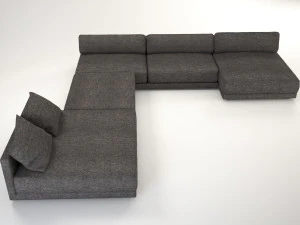 divano ad angolo massimo Modello 3D