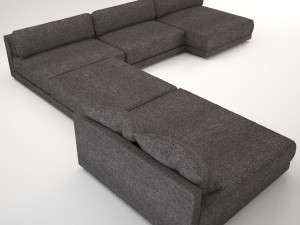 maximus sofa corner 3D Model