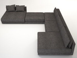 maximus sofa corner 3D Model