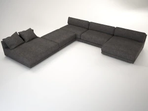 maximus sofa corner 3D Model
