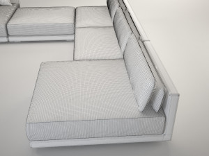 maximus sofa corner 3D Model