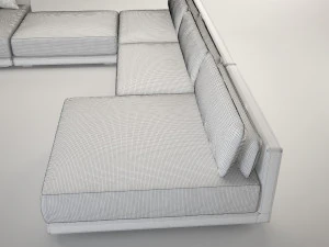 maximus sofa corner 3D Model