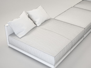 maximus sofa corner 3D Model
