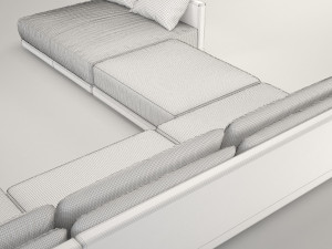 maximus sofa corner 3D Model