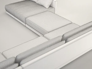 maximus sofa corner 3D Model