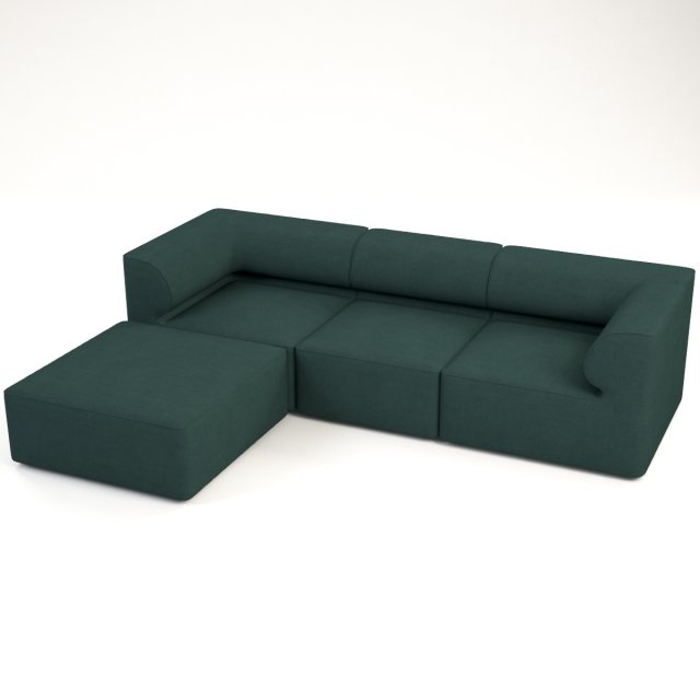 sens corner sofa 3D Модель .c4d .max .obj .3ds .fbx .stl .blend 