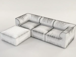 sens corner sofa 3D Model