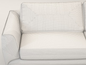 luxe sofa 3D Model