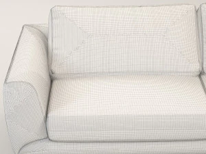 luxe sofa 3D Model