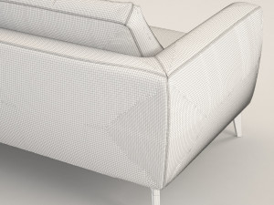 luxe sofa 3D Model