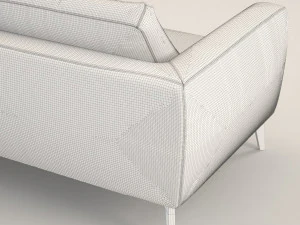 luxe sofa 3D Model