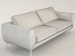 luxe sofa 3D Model