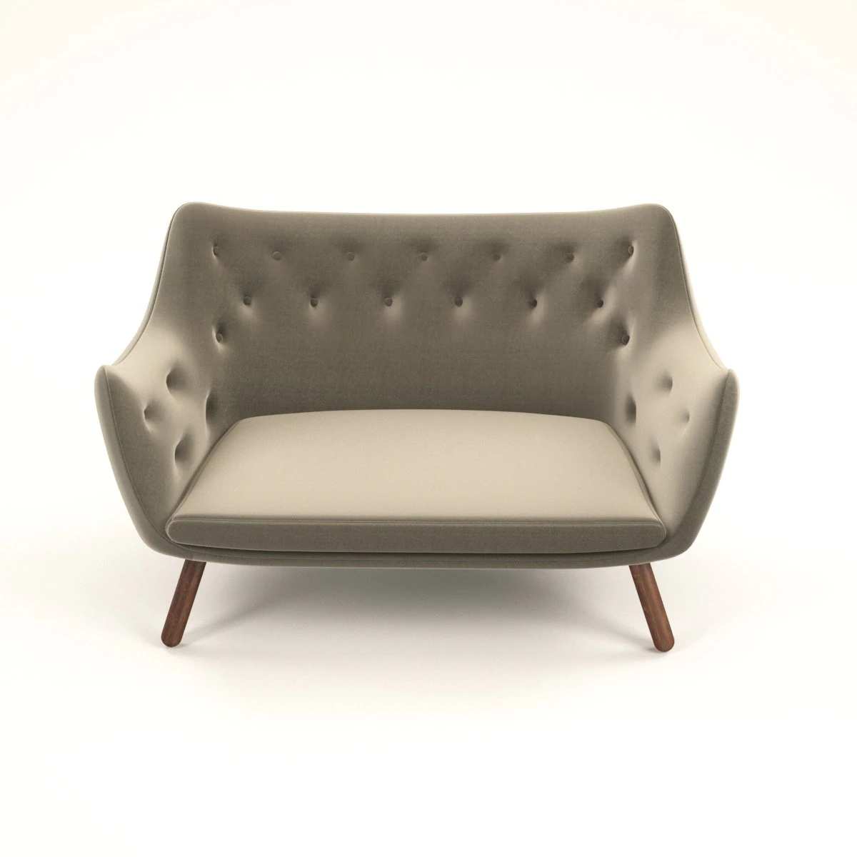 basic sofa 3D Model .c4d .max .obj .3ds .fbx .stl .blend 