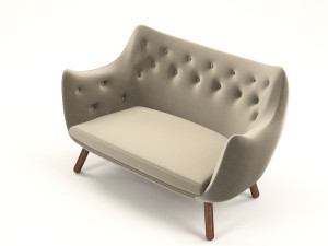 basic sofa Modèle 3D