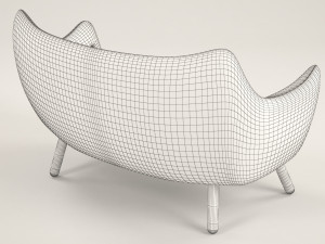 basic sofa Modèle 3D