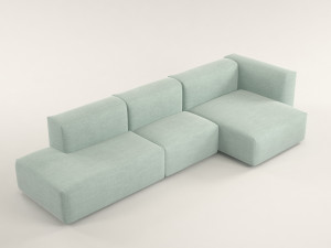 mex sofa Modello 3D