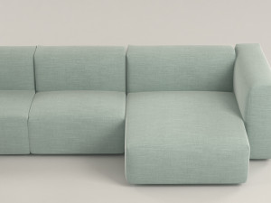 mex sofa Modello 3D