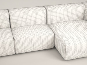 mex sofa Modello 3D