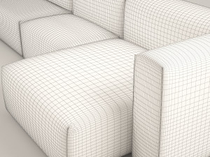 mex sofa Modello 3D