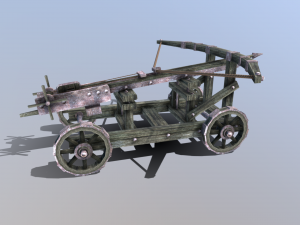 medieval ballista 3D Model