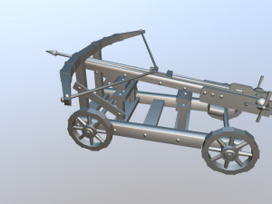 medieval ballista 3D 모델