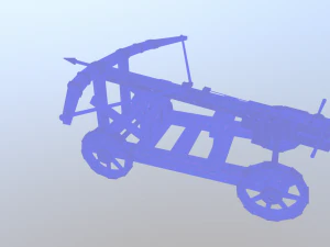 medieval ballista 3D Model
